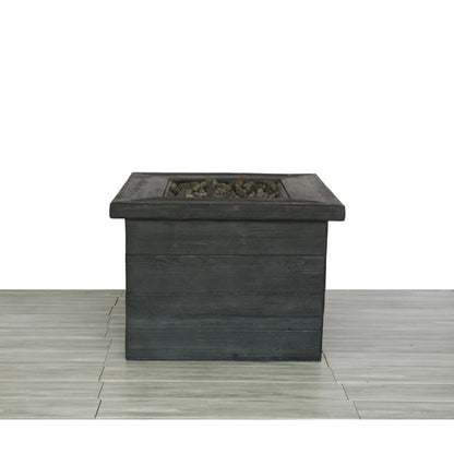 Fiber Reinforced Propane / Natural Gas, Fire Pit Table - Charcoal