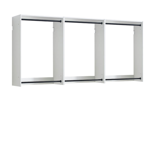 Devi - Wall Mounted Wood Closet System, Modular Units