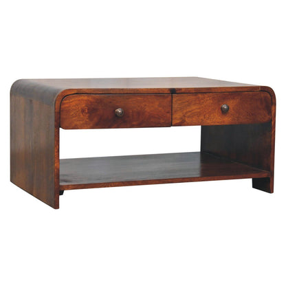 Arvessa - Slim Coffee Table - Dark Brown