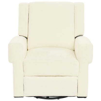 Manual Recliner Chair With Swivel Rocker Function, Dual Recline Angles