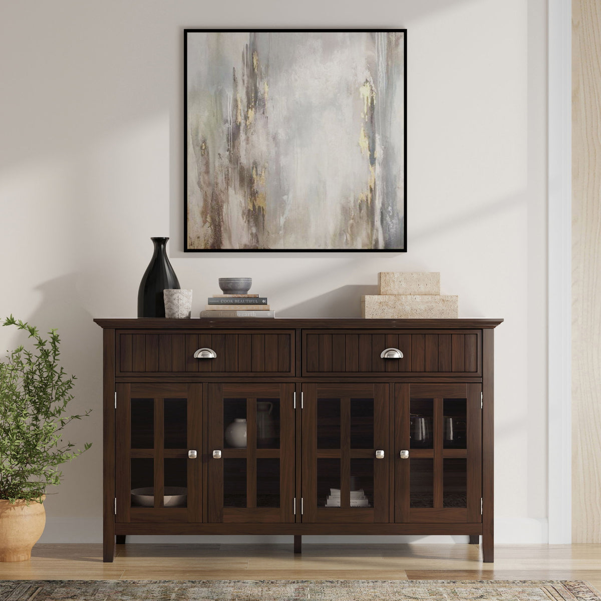 Acadian - Large Sideboard Buffet - Brown