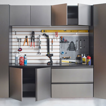 Nova Series - Garage Cabinet Set C - Dark Gray