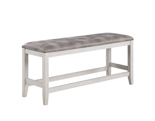 Richland - Counter Height Bench - White