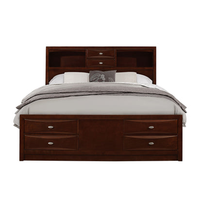 Lucille - Bed With Storage And Bookcase Headboard