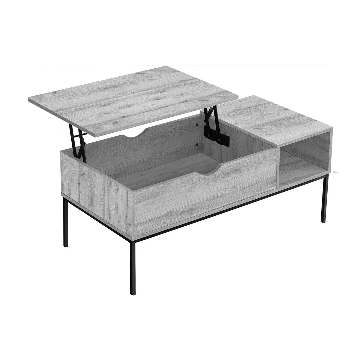 Table, Rectangular, Cocktail, Functional Lift-Top, Contemporary & Modern