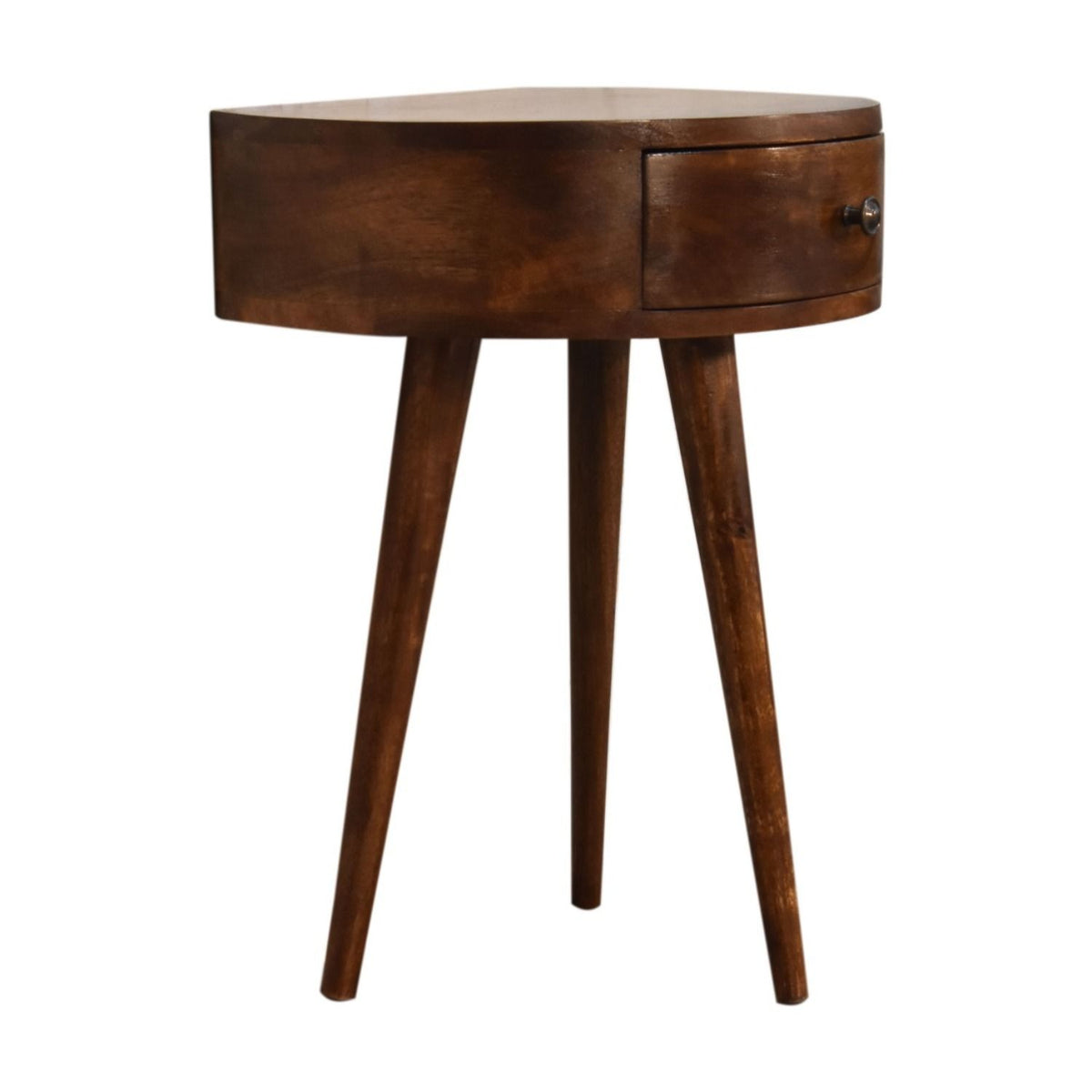 Semi Circle Nightstand - Chestnut