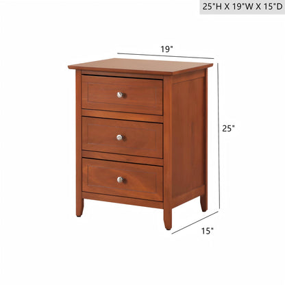Daniel - 3 Drawer Nightstand