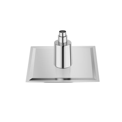 Ultra Thin 8" Square Rain Shower Head 304 Stainless Steel, Wall / Ceiling Mounted