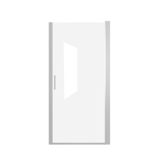 Shower Door & Tempered Glass With Safety Film - Brushed Nickel