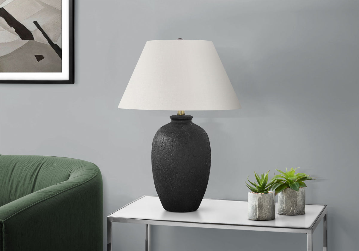 Lighting, Table Lamp, Ceramic, Modern - Black