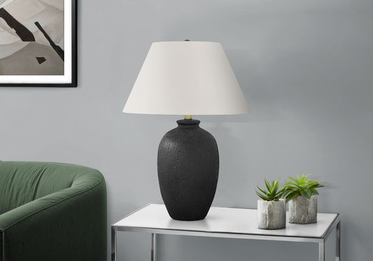 Lighting, Table Lamp, Ceramic, Modern - Black