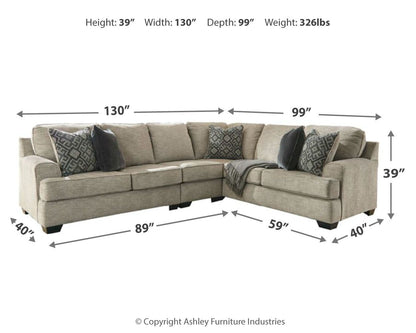 Bovarian - 3 Piece Sectional