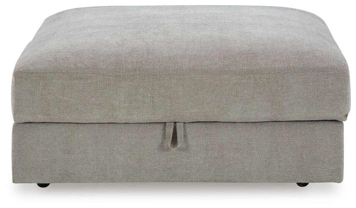 Aslan Court - Ottoman With Storage - Pebble