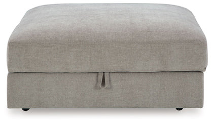 Aslan Court - Ottoman With Storage - Pebble