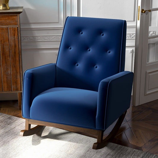 Demetrius - Solid Wood Rocking Chair