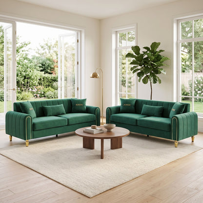 2 Piece Sofa 3 Seater Sofas Set