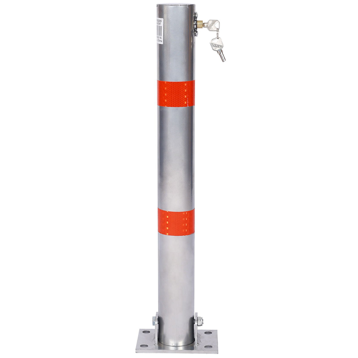 Parking Bollard Pole Barrier With Lock For Car Parking Protection
