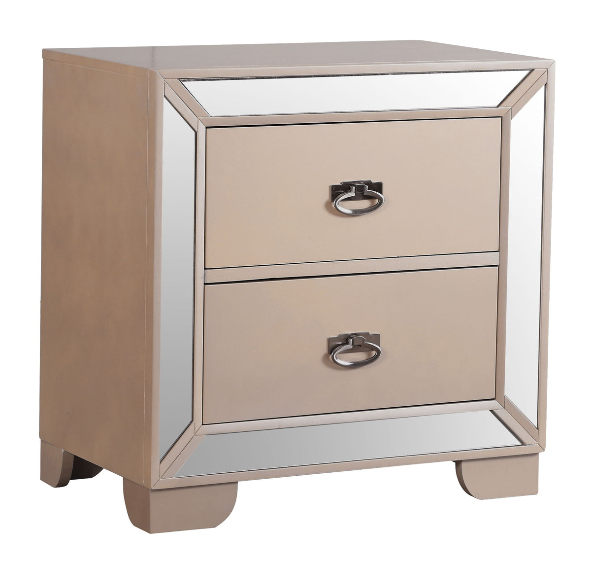 Nightstand With Versatility - Pearl