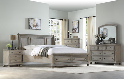 Nightstand Two Storage Drawers