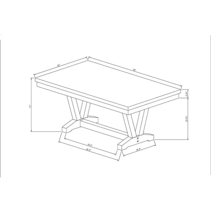 Panda Oceanic - Dining Table And Chairs Set - Black