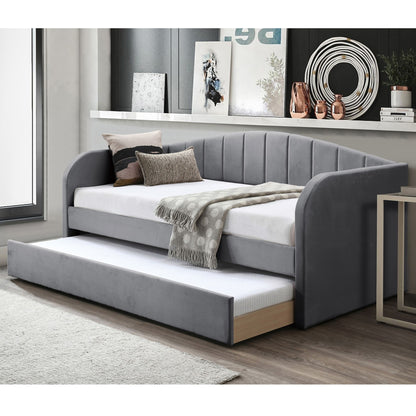 Daybed Trundle With Slat Support - Gray