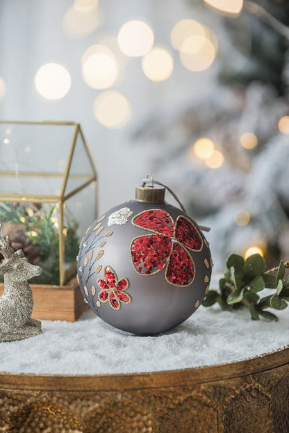 Glass Decorative Hanging Ball Christmas Tree Ornaments For Holiday Party Decorations