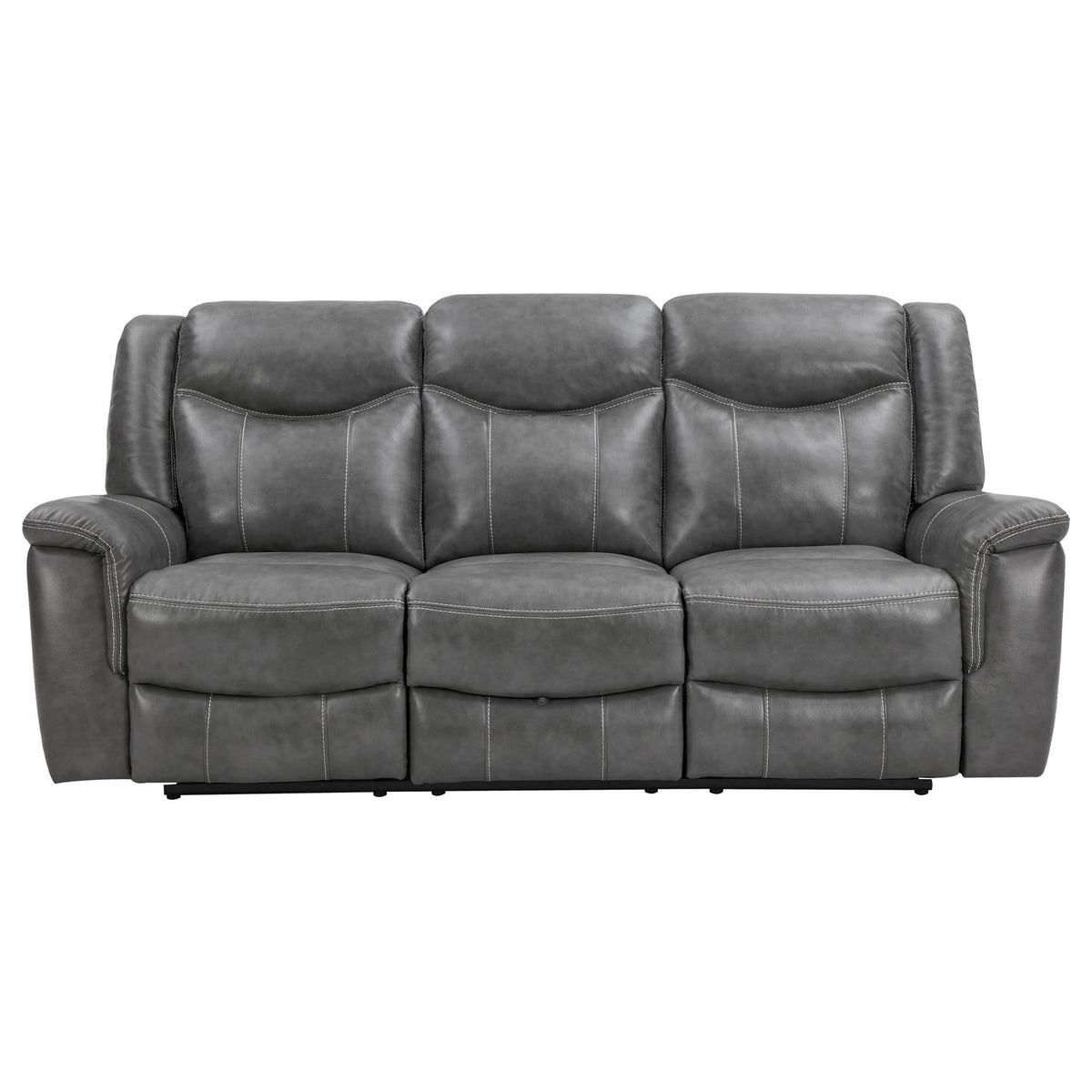 Hudson - Motion Sofa Pillow Top Arms Reclining Comfort - Gray
