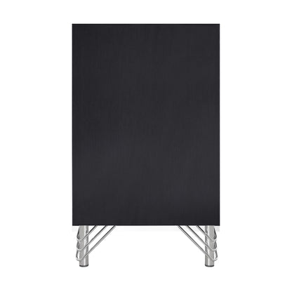 Ava - 2 Drawer Nightstand - Ebony