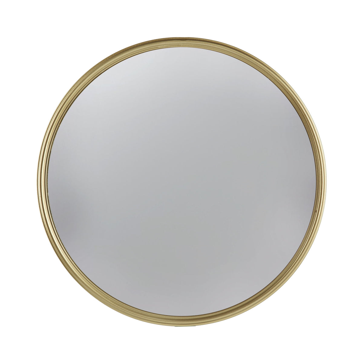Round Mirror, Circle Mirror With Iron Frame For Living Room Bedroom Vanity Entryway Hallway