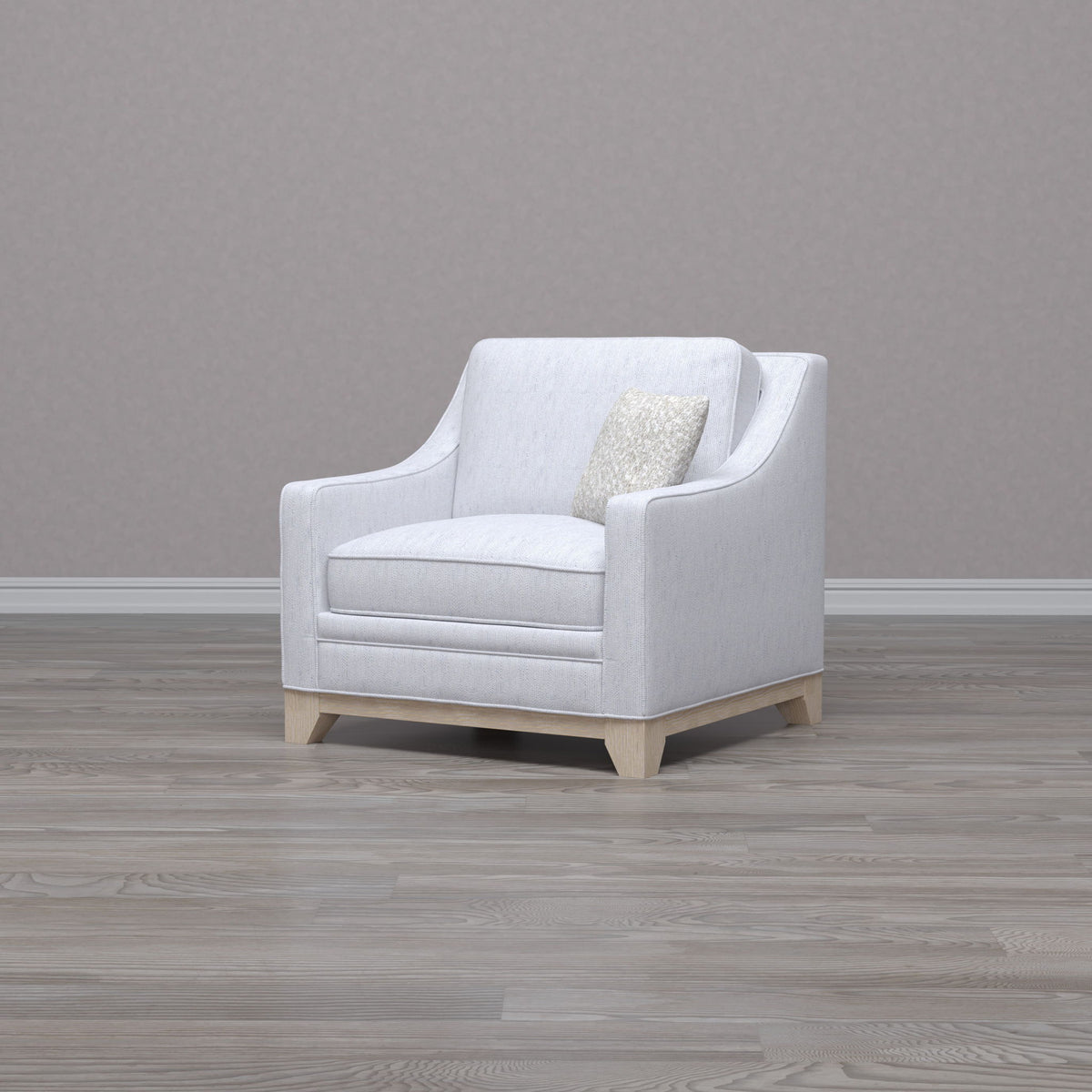Lounge Chair With Casual Accent - Gray
