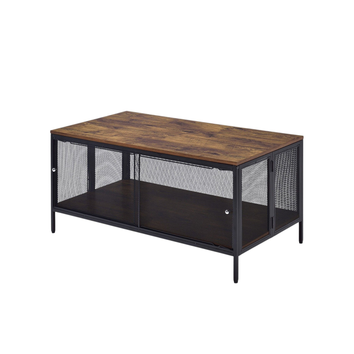 Winam - Coffee Table - Antique Oak / Black