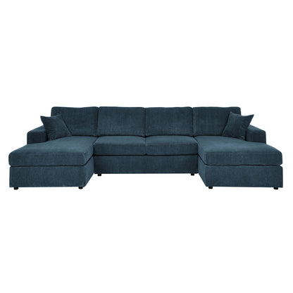 3 Piece Double Chaise Sectional Sofa