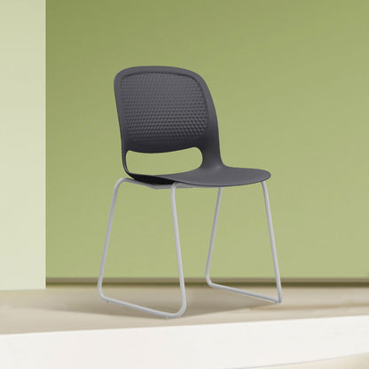 Stacking Chairs (Set of 4) - Black