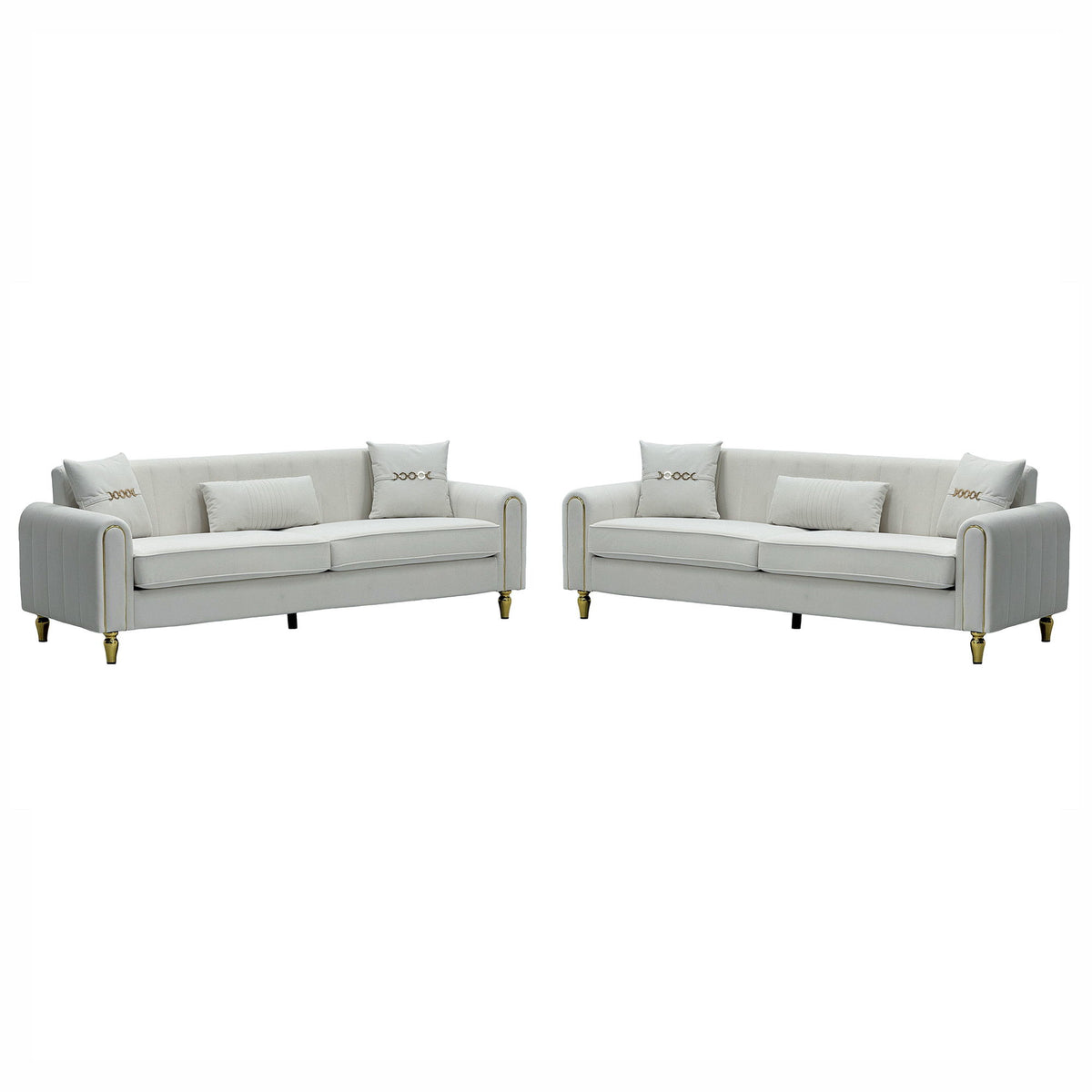 2 Piece Sofa 3 Seater Sofas Set
