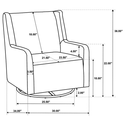 Omari - Swivel Glider Chair