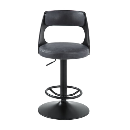 Sabi - Adjustable Stool With Swivel - Dark Brown
