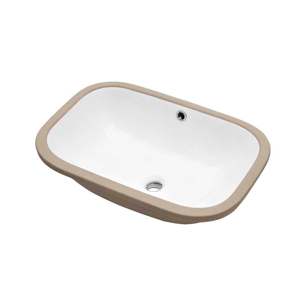 Modern Ceramic Undermount Bathroom Sink With Overflow, High Quality
