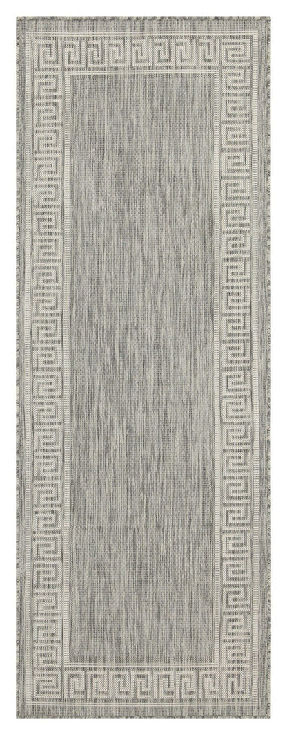 Sunshine - 5'3" X 7'3" Indoor, Outdoor, Area Rug Polypropylene - Silver