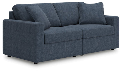 Modmax - 2-Piece Sectional Loveseat - Fabric - Ink