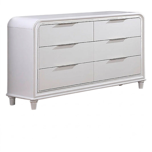Dresser 6 Drawers - White