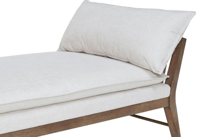 Daybed With Strap Detail - White