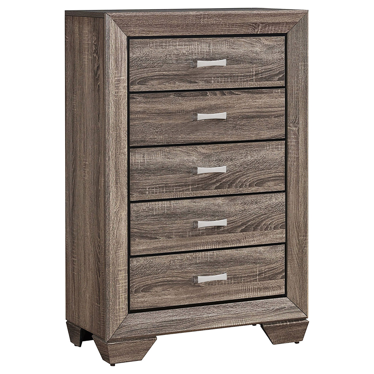 Harrison - 5 Drawer Bedroom Chest - Taupe