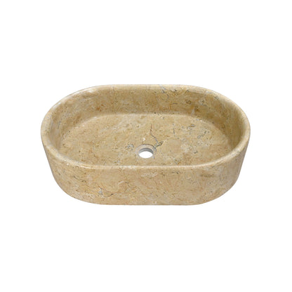 Bathroom Vessel Sink, Semi Polished Surface