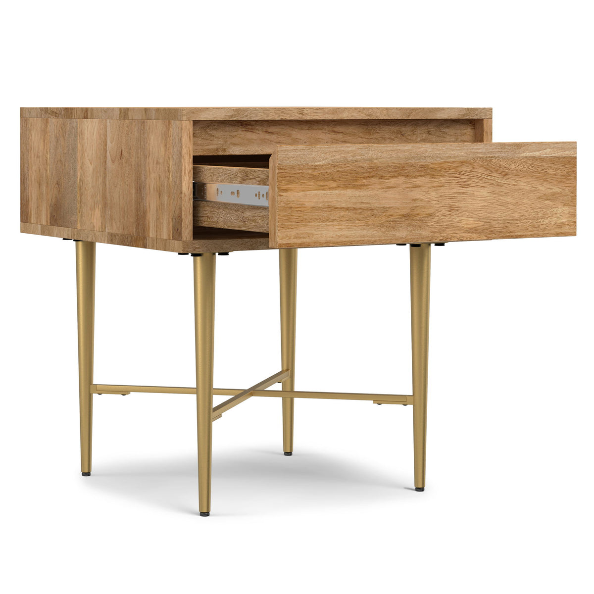Fallon - End Table With Drawer - Natural