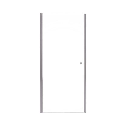 Semi Frameless Circular Pivot Shower Door With 1 / 4" Sgcc Tempered Glass
