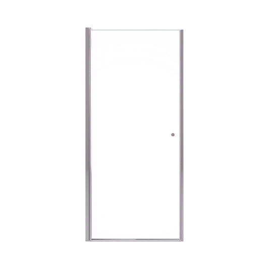 Semi Frameless Circular Pivot Shower Door With 1 / 4" Sgcc Tempered Glass