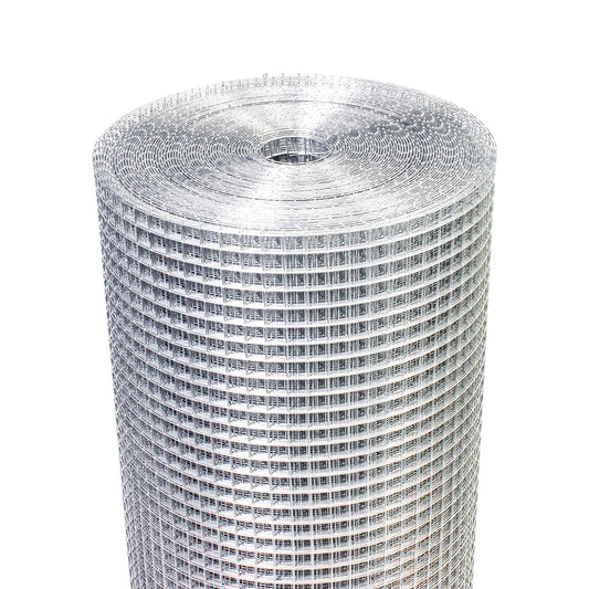 Galvanized Hardware Cloth, Gauge Metal Wire Fencing Roll For Garden And Animal Protection - Silver