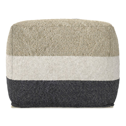 Claudette - Square Pouf - Multi