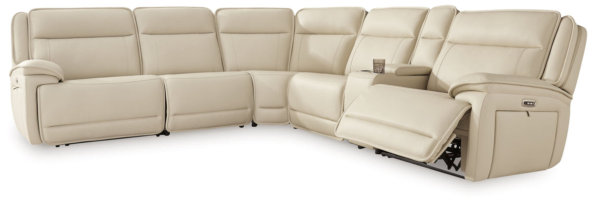 Double Deal - 6 Piece Reclining Sectional