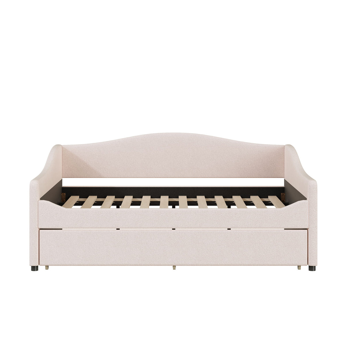 Upholstered Daybed With Light And Trundle
